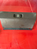 Early brown glove box lid with latch