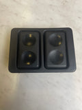 Early black drivers side window switch assembly