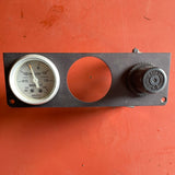 Boost gauge with manual, boost, controller, including a metal bracket to fit where the cubby would originally go