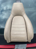 Light grey beige front seat top