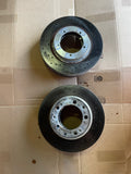 86 turbo full set of drilled rotors