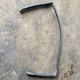 Cabriolet top seal gasket around windshields