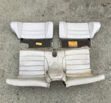 Split Top Rear Seats - Linen