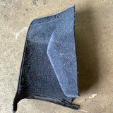 Passenger side footwell carpet kick panel marine blue