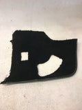 Carpet Front Kick Panel - Driver - Black