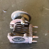 Waste gate without pipes