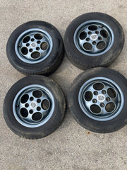 Porsche 944 late offset (52) phone dial wheels rims. 15”