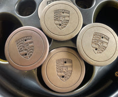 Set of 4 Fuchs or cookie cutter center caps