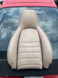 Light gray beige seat top