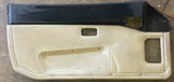 Black and tan two tone driver side side door card