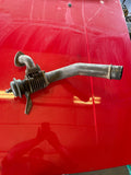 Wastegate with J tube and exhaust section assembly