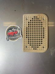 10 light gray beige door, speaker grill