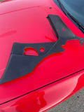 Passenger rear speaker door panel for a 10 speaker system