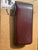 Burgundy cassette tray arm rest storage