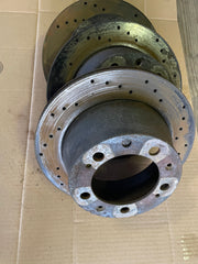 Drilled brake rotors for a late Porsche 944