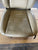 Grey beige passenger side manual bucket seat