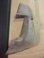 Front bumper rubber end piece