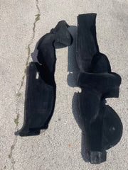 Pair of rear hatch side carpets