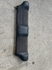 Black script rear seat top