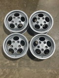 Set of 15” late offset refinished phone dials