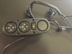 Porsche eight way power and heated electric seat switch assembly