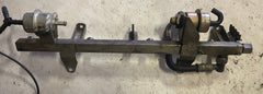 Porsche 944 NA late fuel rail with good fuel pressure regulator (fpr) and damper