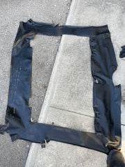 Vinyl black sunroof material