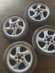 Porsche 5x130 9x17” Cup 3 twists wheels rims.