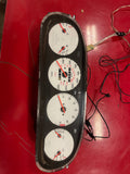 Porsche 944 turbo white faced gauge cluster