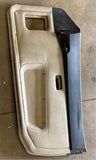 Two-tone, black and gray or 10 passenger side door card panel