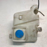 Late windshield wiper reservoir tank