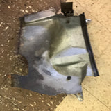 Master cylinder heat shield for turbo